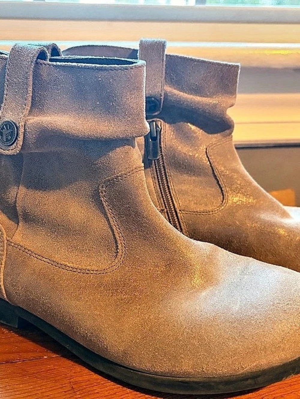Birkenstock Sarnia Leather Ankle Boots Brown 8